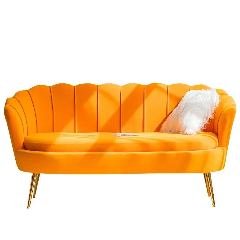 Rose pas cher moderne canapé amour siège Xxl minimaliste concepteur inhabituel lecture canapé Design européen grand Canape Salon meubles