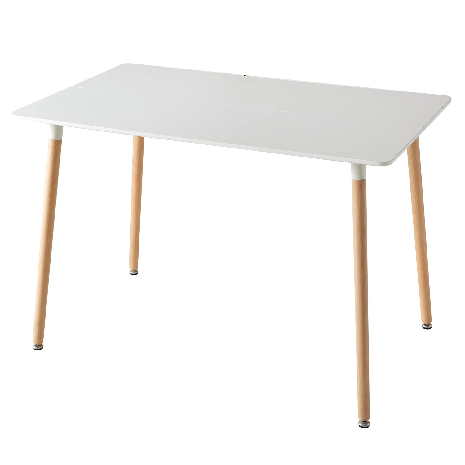 Table à manger rectangulaire nordique, bureau d'étude à domicile, table basse en bois moderne, table à thé, bureau de conférence, table de cuisine blanche, 110cm