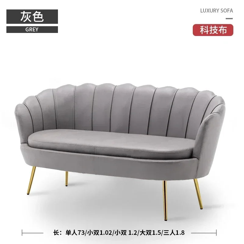 Rose pas cher moderne canapé amour siège Xxl minimaliste concepteur inhabituel lecture canapé Design européen grand Canape Salon meubles