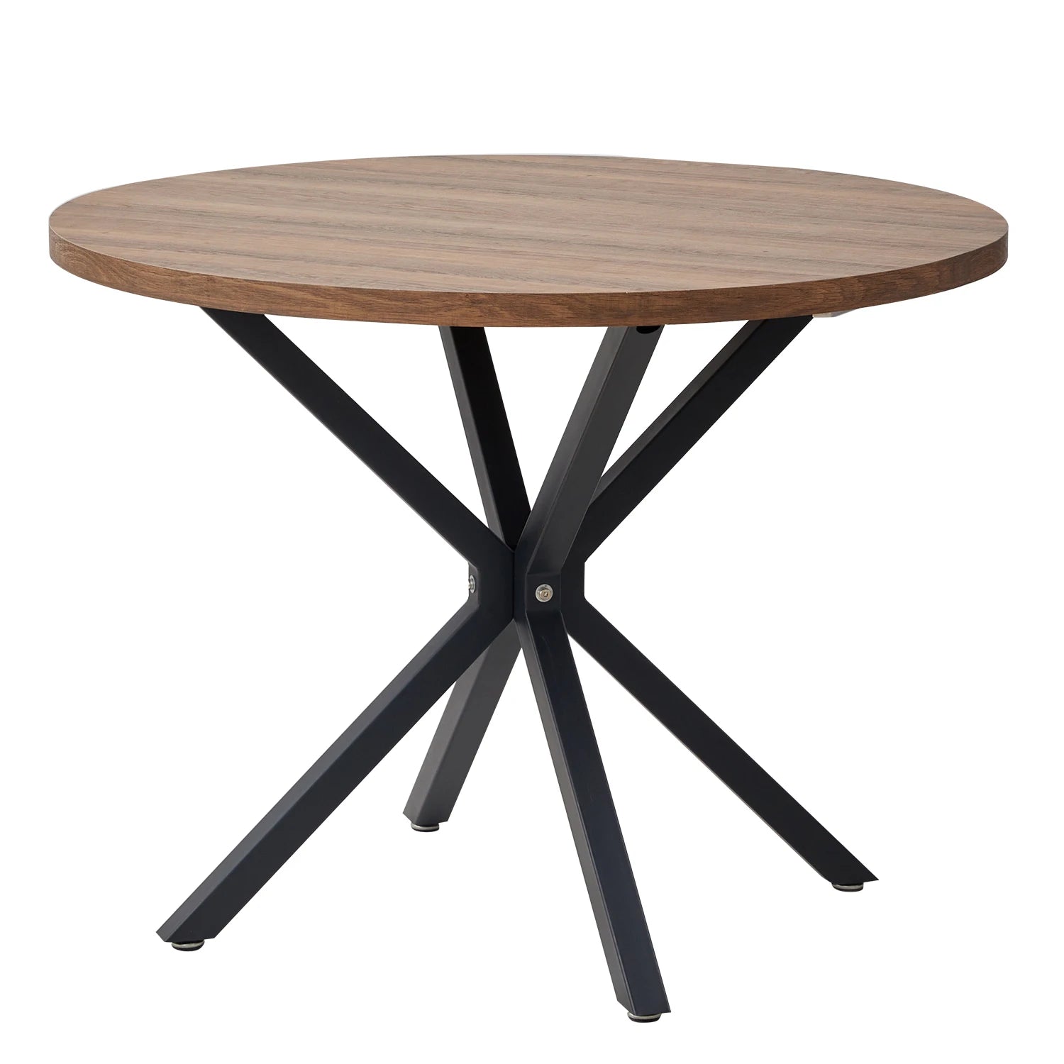 Table ronde nordique Table à manger en bois massif Table arrondie balcon salon Esstische meubles de maison 100CM