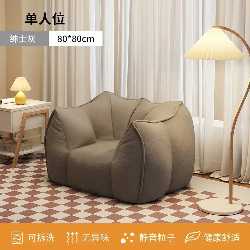 Grands poufs moelleux nordiques modernes, salon, salon, salon, chambre à coucher, bureau, décorations pour la maison