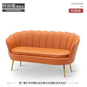Rose pas cher moderne canapé amour siège Xxl minimaliste concepteur inhabituel lecture canapé Design européen grand Canape Salon meubles