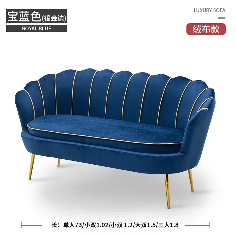 Rose pas cher moderne canapé amour siège Xxl minimaliste concepteur inhabituel lecture canapé Design européen grand Canape Salon meubles