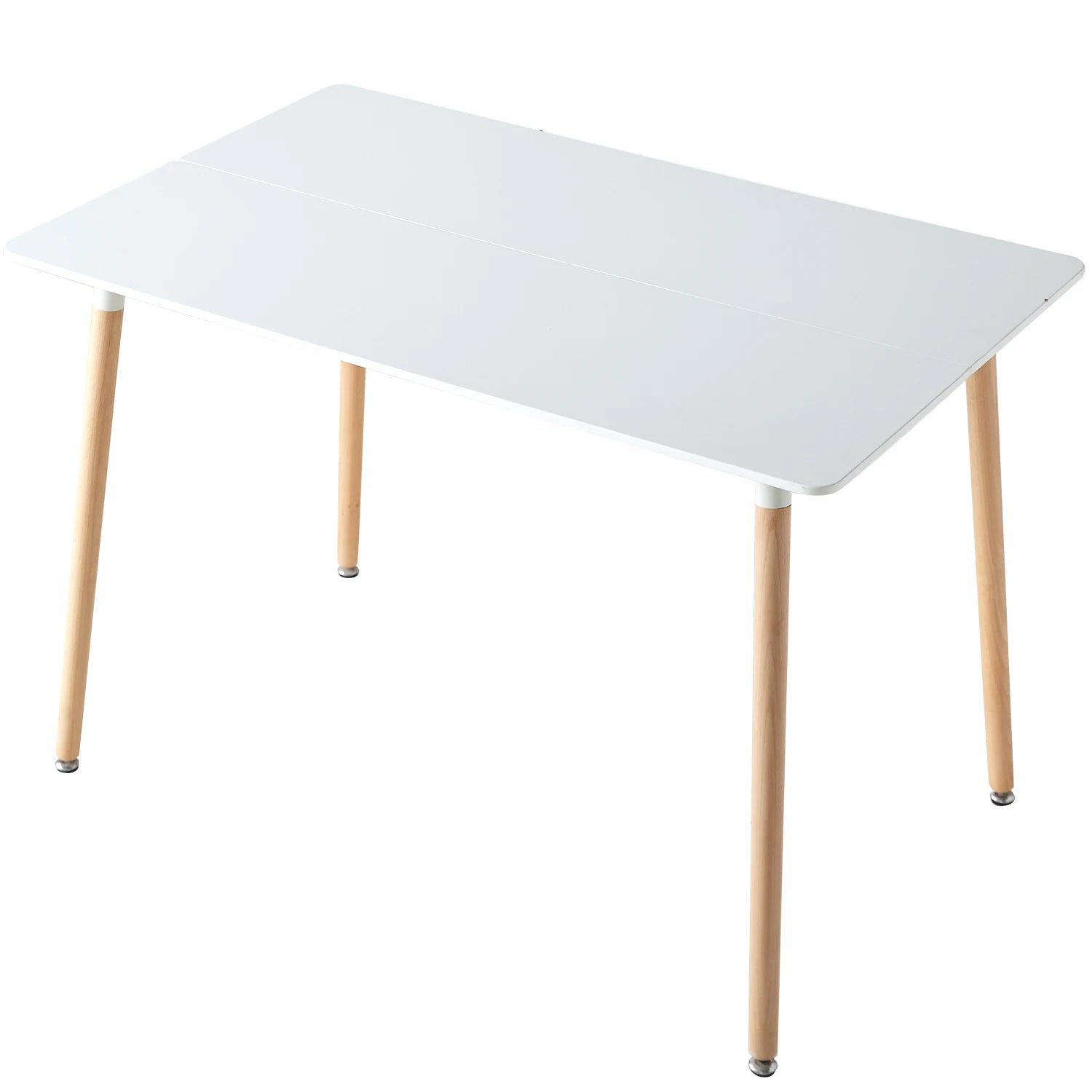Table à manger rectangulaire nordique, bureau d'étude à domicile, table basse en bois moderne, table à thé, bureau de conférence, table de cuisine blanche, 110cm