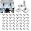 Vis et écrous pour rainure en T | Kit d’assortiment d’écrous T et vis pour structure en aluminium – Idéal pour bricolage, mécanique et assemblage de meubles