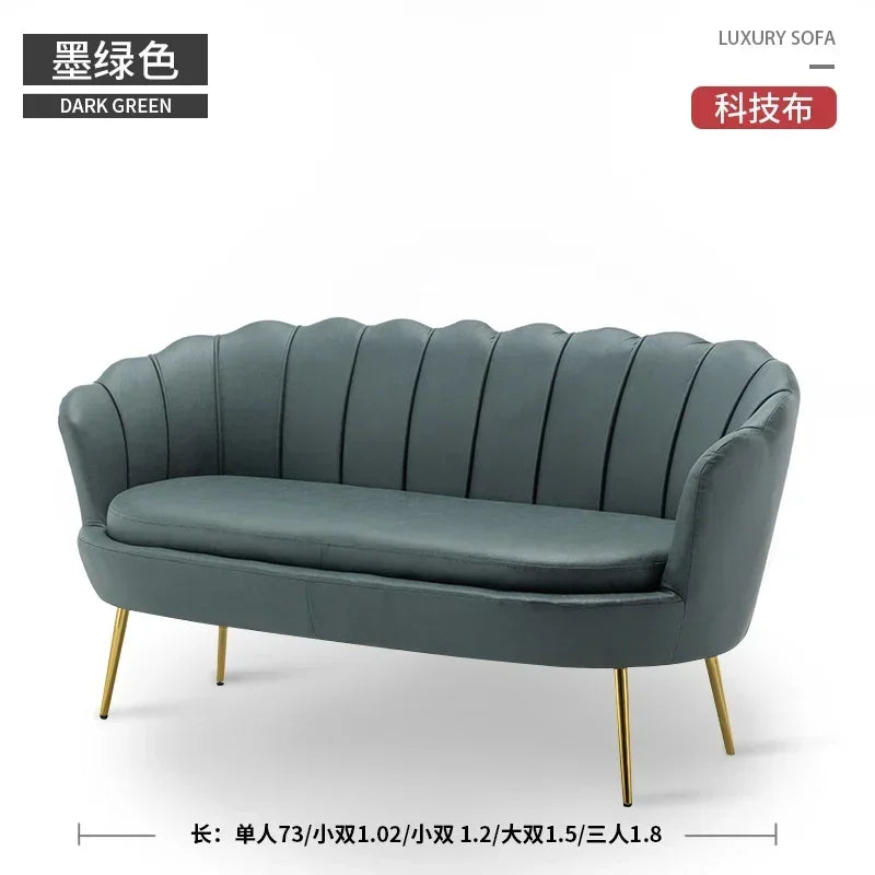 Rose pas cher moderne canapé amour siège Xxl minimaliste concepteur inhabituel lecture canapé Design européen grand Canape Salon meubles