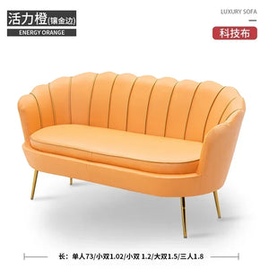 Rose pas cher moderne canapé amour siège Xxl minimaliste concepteur inhabituel lecture canapé Design européen grand Canape Salon meubles