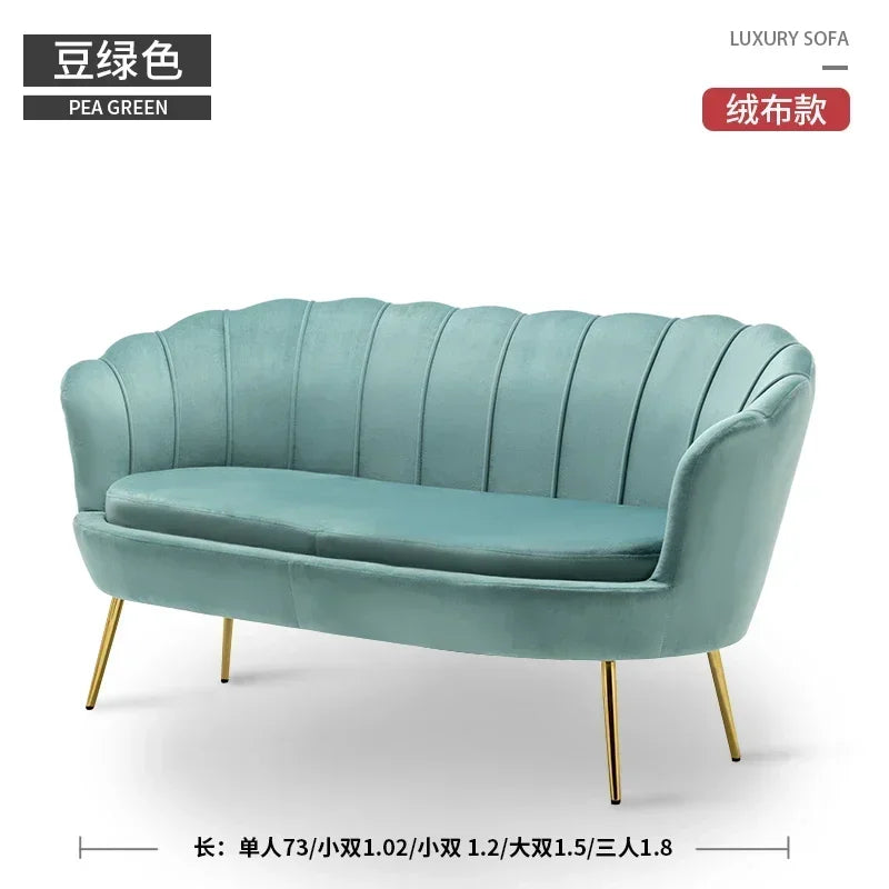 Rose pas cher moderne canapé amour siège Xxl minimaliste concepteur inhabituel lecture canapé Design européen grand Canape Salon meubles
