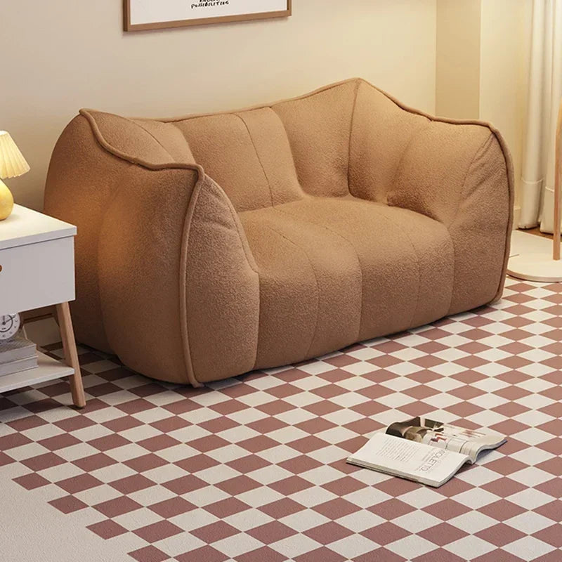 Grands poufs moelleux nordiques modernes, salon, salon, salon, chambre à coucher, bureau, décorations pour la maison