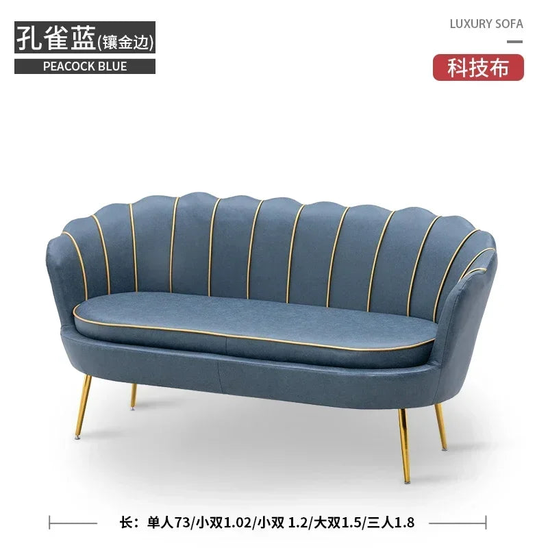 Rose pas cher moderne canapé amour siège Xxl minimaliste concepteur inhabituel lecture canapé Design européen grand Canape Salon meubles