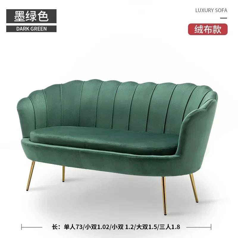Rose pas cher moderne canapé amour siège Xxl minimaliste concepteur inhabituel lecture canapé Design européen grand Canape Salon meubles