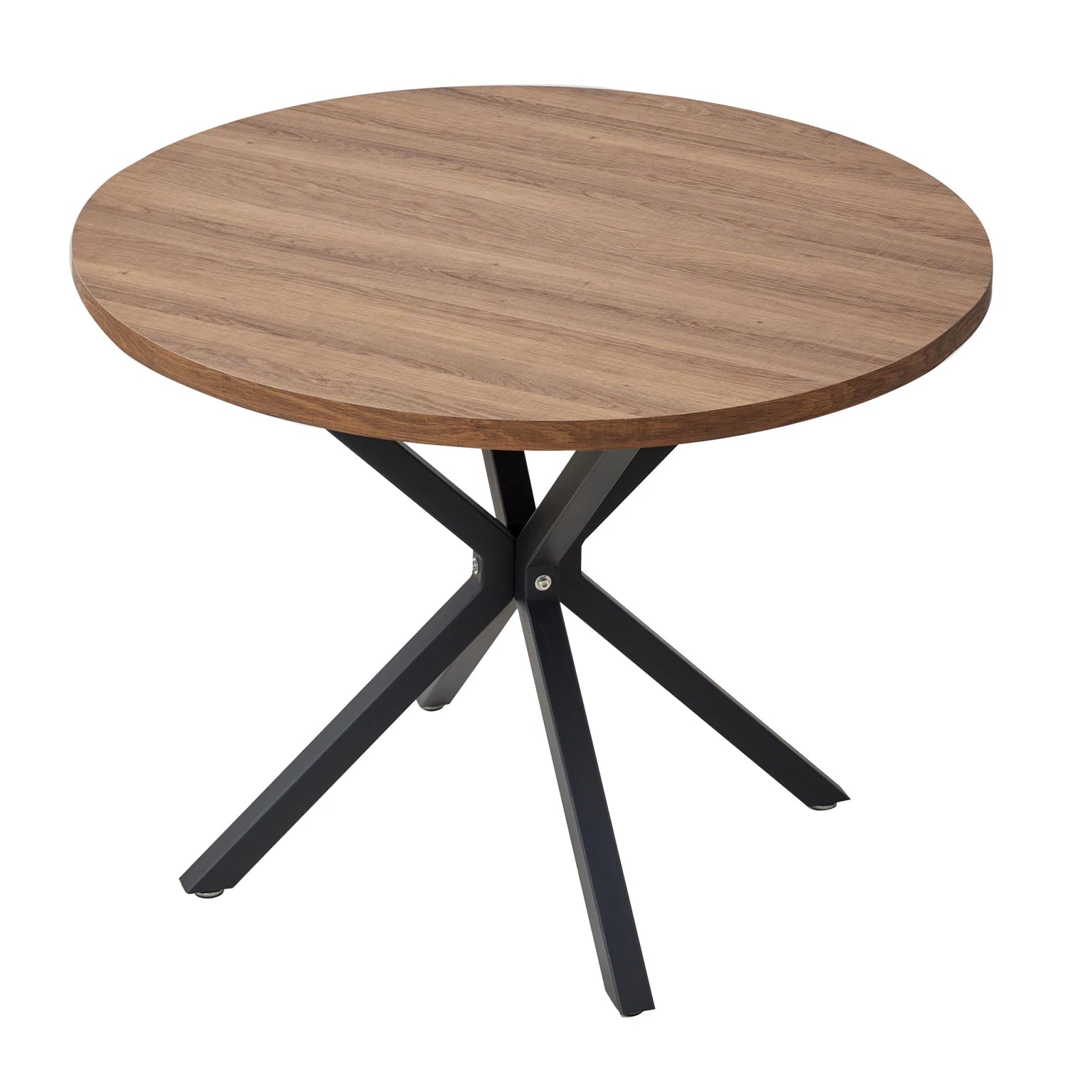 Table ronde nordique Table à manger en bois massif Table arrondie balcon salon Esstische meubles de maison 100CM