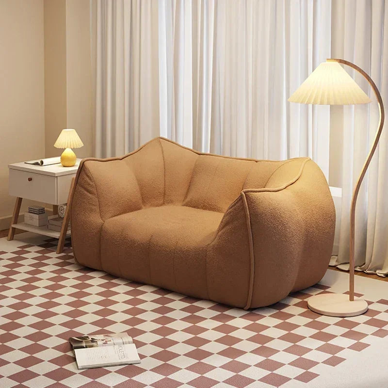 Grands poufs moelleux nordiques modernes, salon, salon, salon, chambre à coucher, bureau, décorations pour la maison
