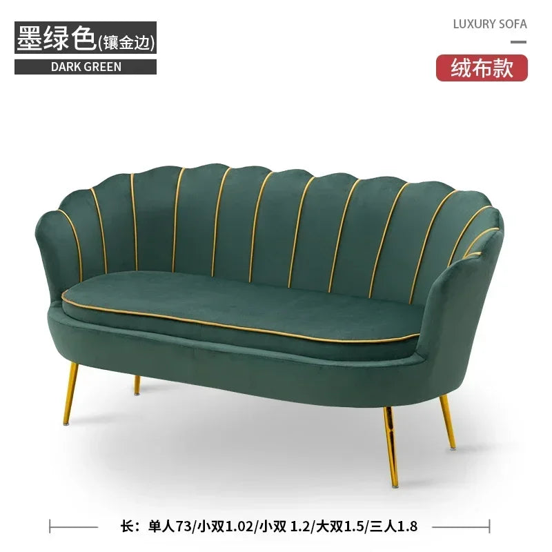 Rose pas cher moderne canapé amour siège Xxl minimaliste concepteur inhabituel lecture canapé Design européen grand Canape Salon meubles
