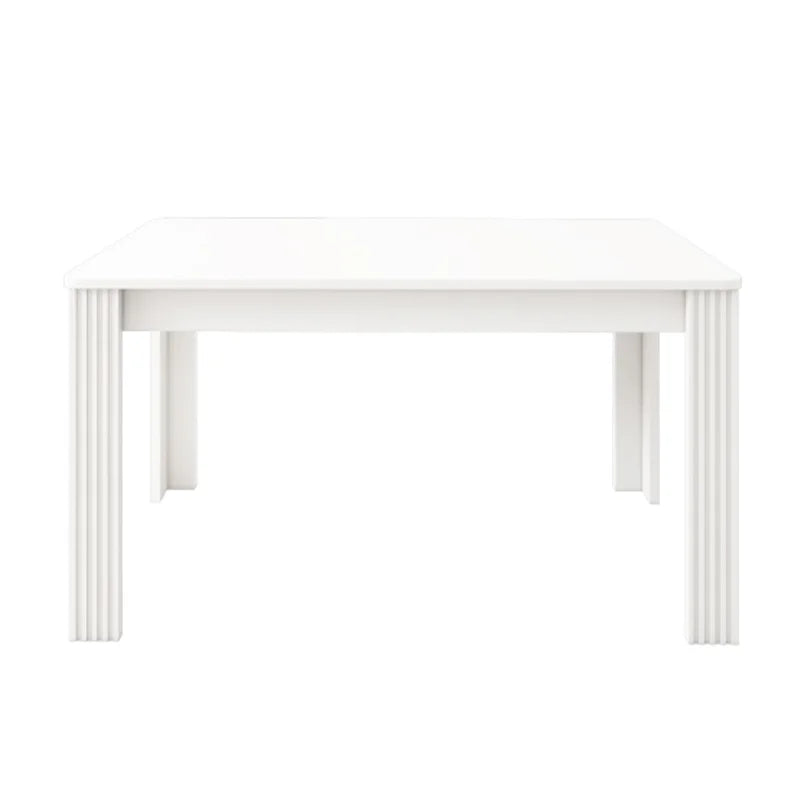 Table à manger rectangulaire, Table à manger contemporaine, Robuste, Table à quatre pieds, Table en chêne, Table à manger rectangulaire, Table à manger basse