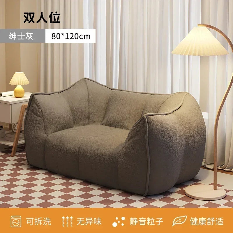 Grands poufs moelleux nordiques modernes, salon, salon, salon, chambre à coucher, bureau, décorations pour la maison