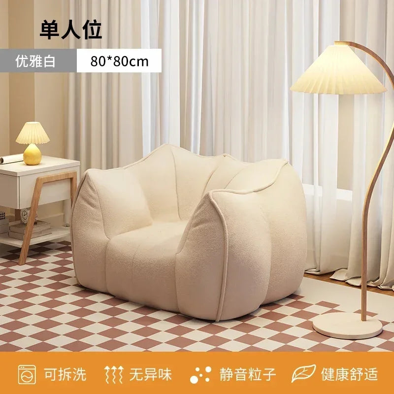 Grands poufs moelleux nordiques modernes, salon, salon, salon, chambre à coucher, bureau, décorations pour la maison