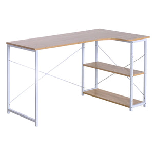 WOLTU 1PC Table d'ordinateur bureau en forme de L PC Table d'ordinateur portable poste de travail bureau d'étude Table de jeu à manger